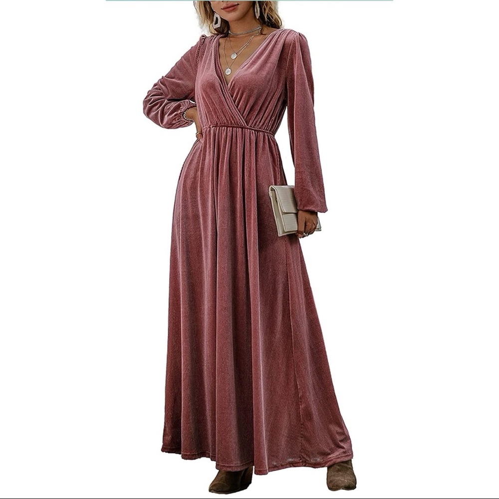 Velvet Maxi Dress